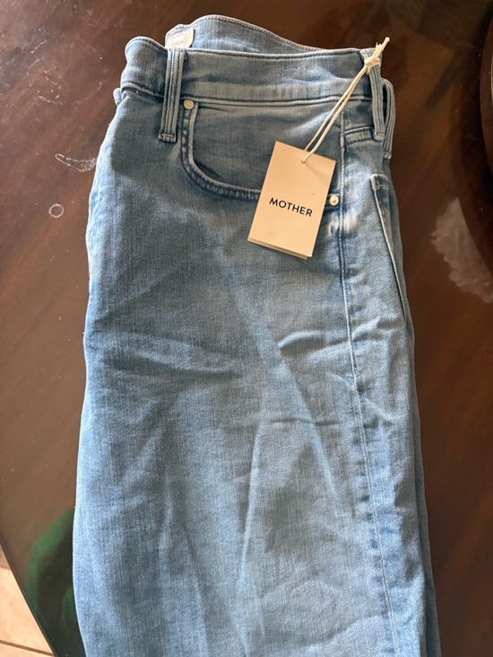 MOTHER Denim - MOTHER TomKat  Light Blue Denim Jeans size 34 new with tags